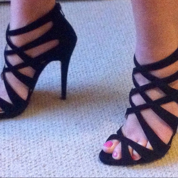 Christian Louboutin Black Suede BALOTA 120 mm Stilleto Booties sz 37/7 - Picture 3 of 9